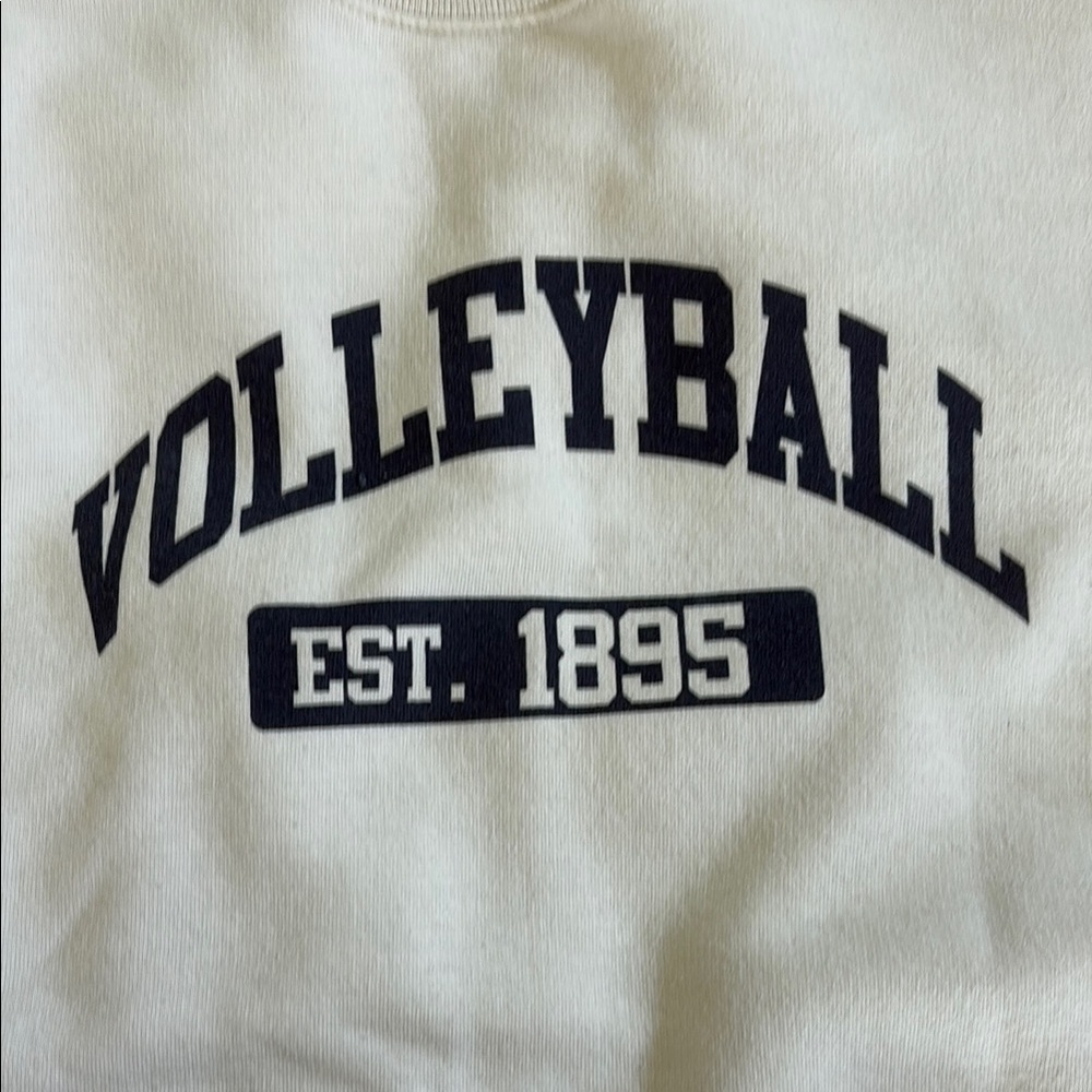 Champion White Crewneck Volleyball Sweater - Picture 3 of 7